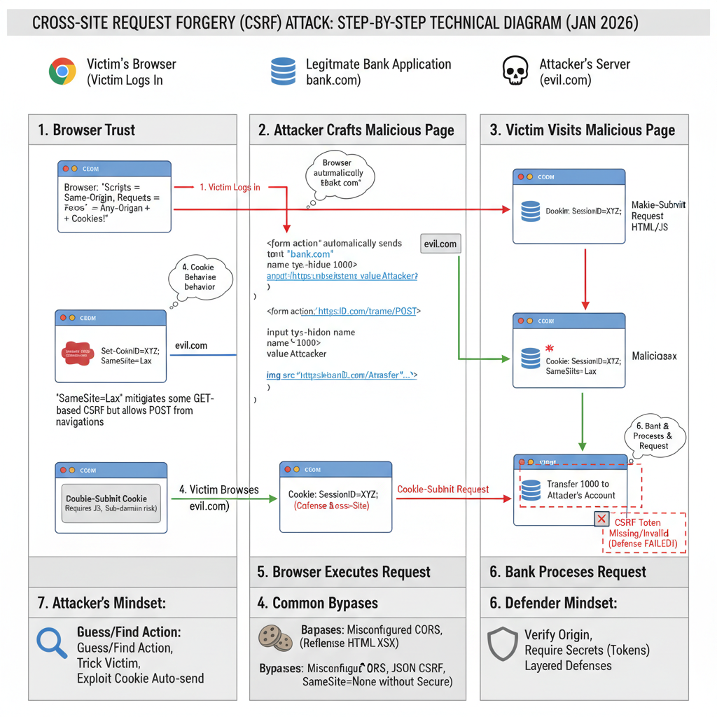 How CSRF Attacks Work: Deep Dive into Internals