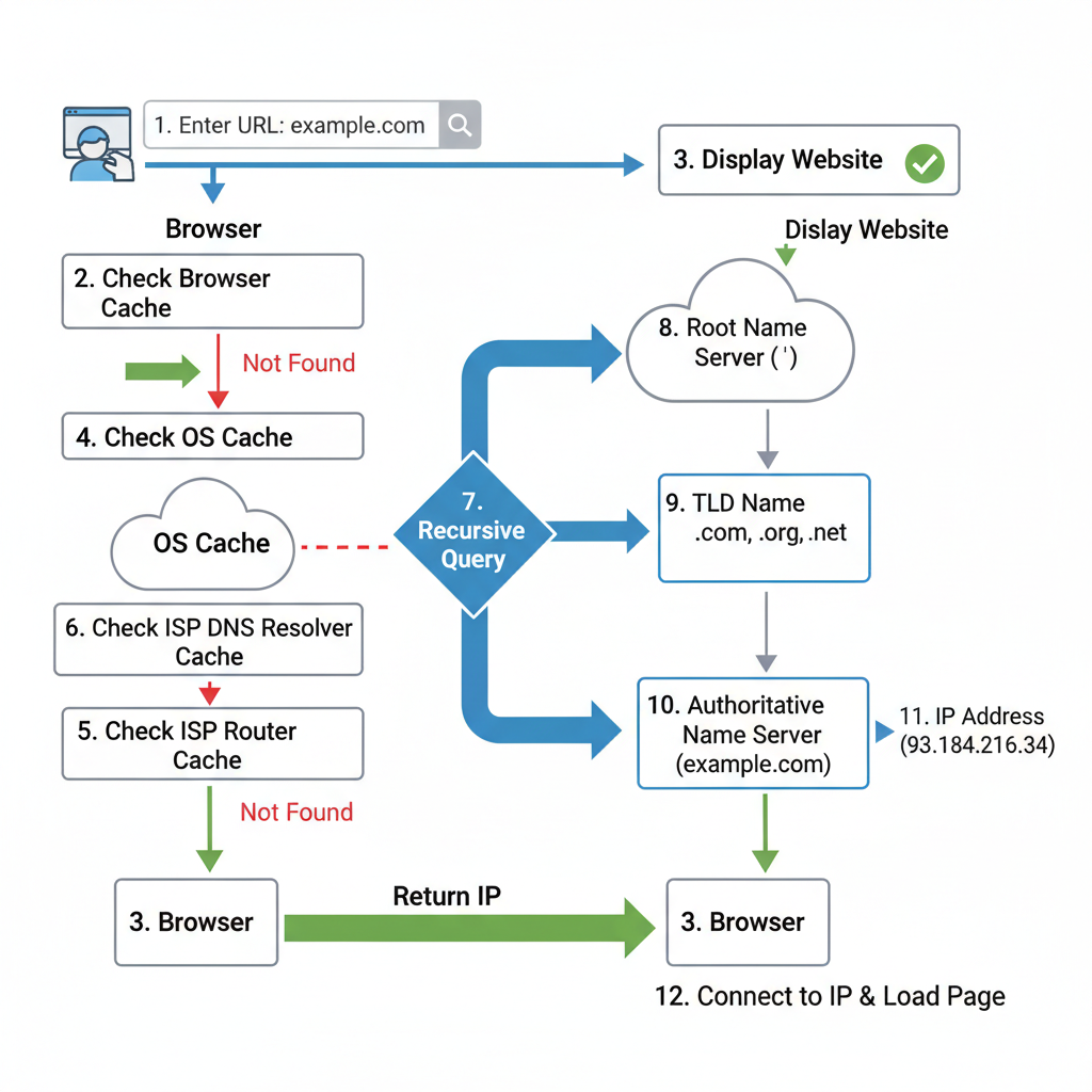 How DNS Lookup Works: Deep Dive into Internals